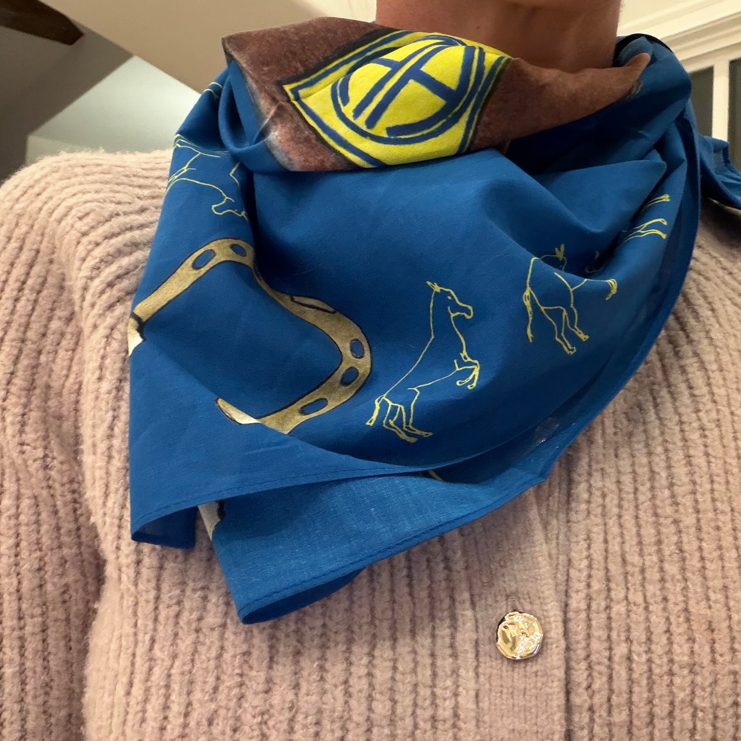 AH Hand Painted Kerr-Chief Scarf