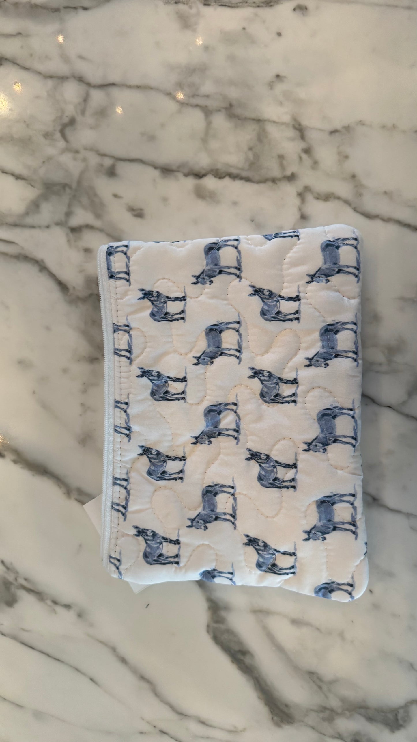 Quilted Mule - Makeup Bag
