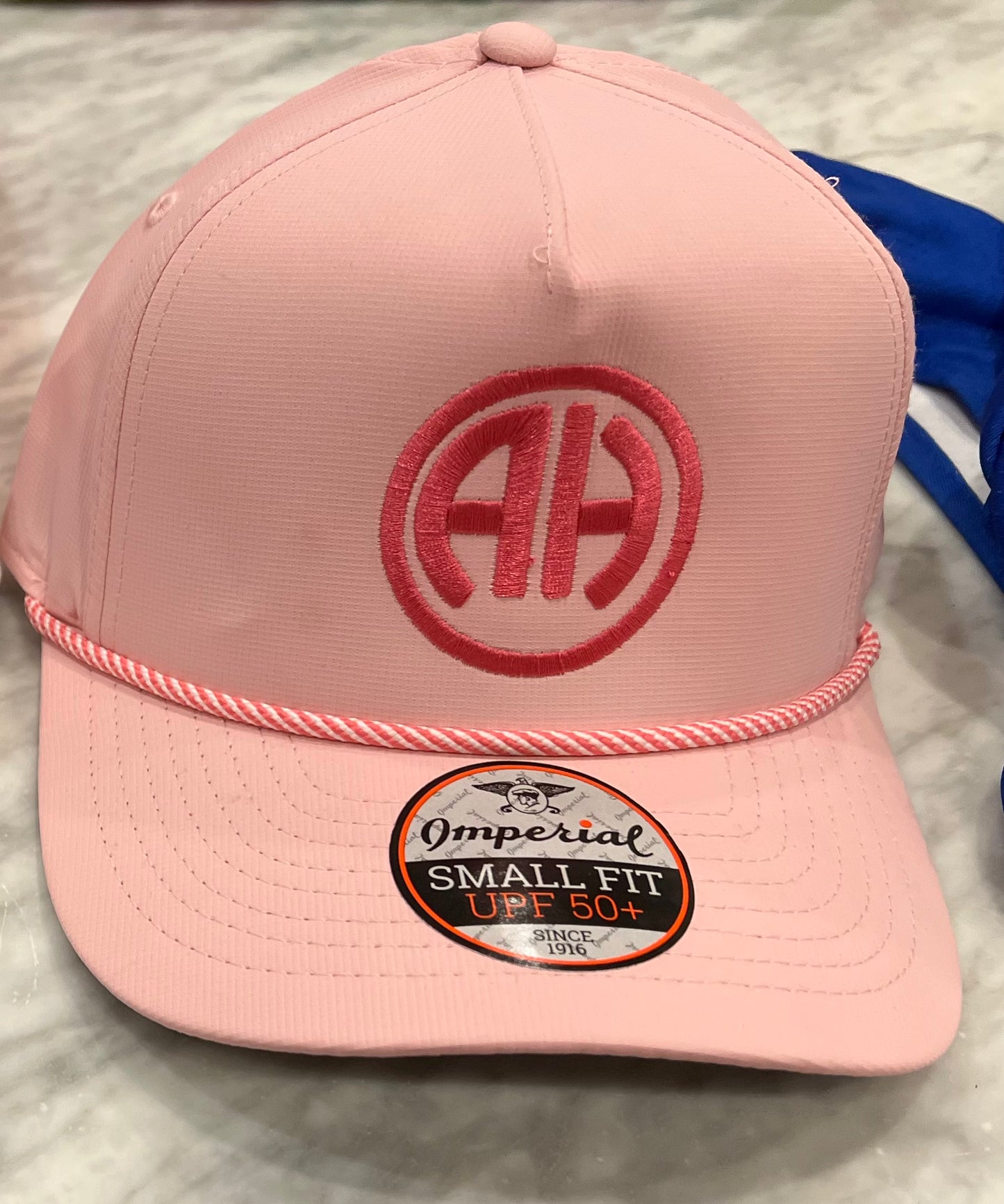 AH Rope Hat - Pink with Pink AH Logo
