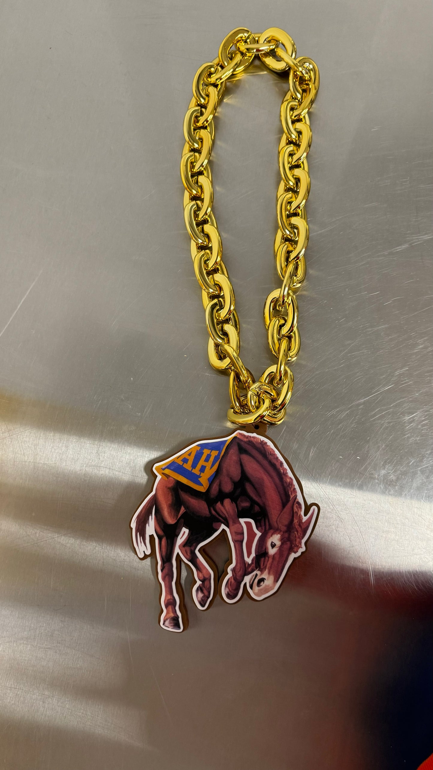 AH Kicking Mule Necklace