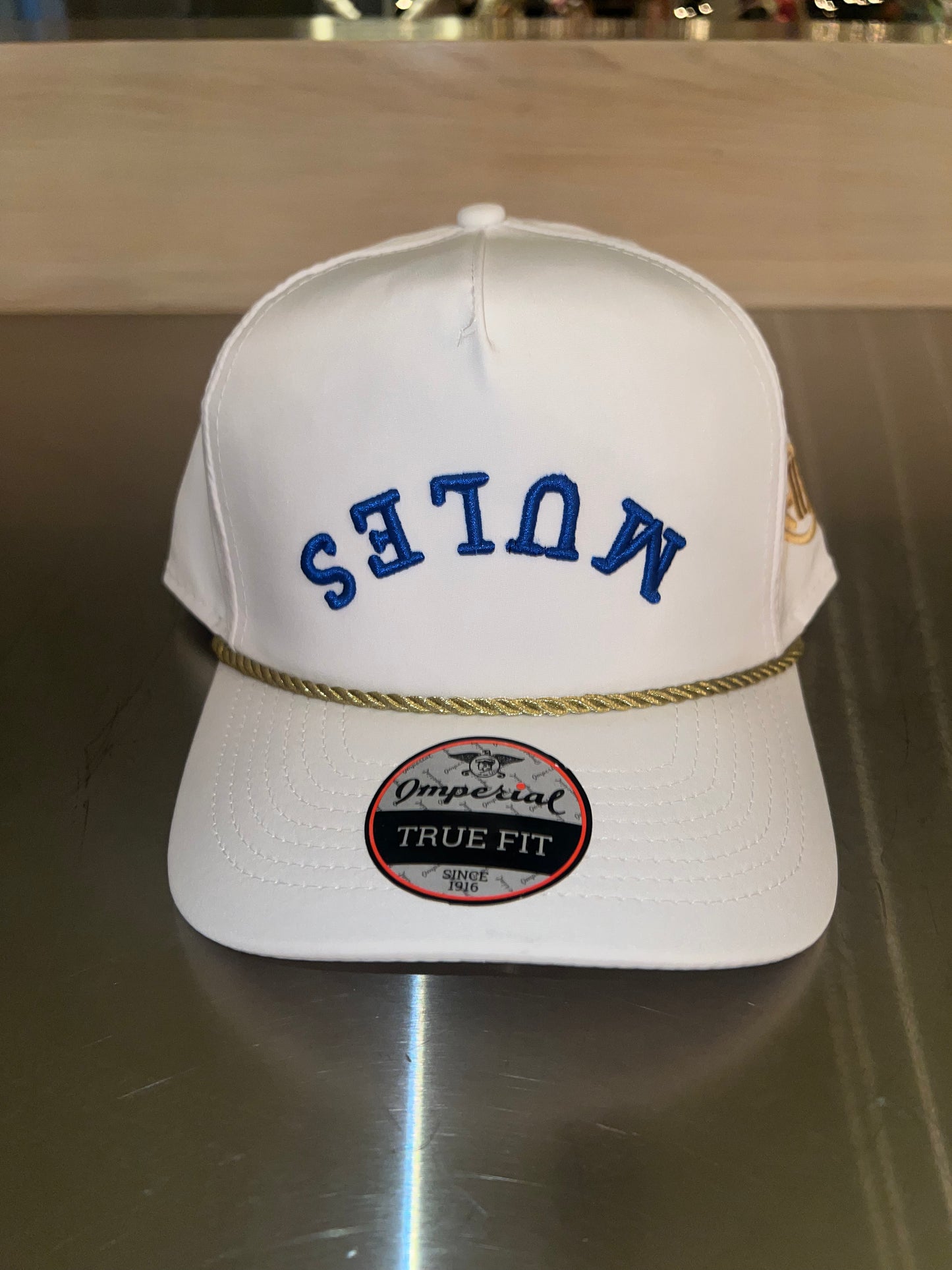 Upside down Mules Hoops Hat