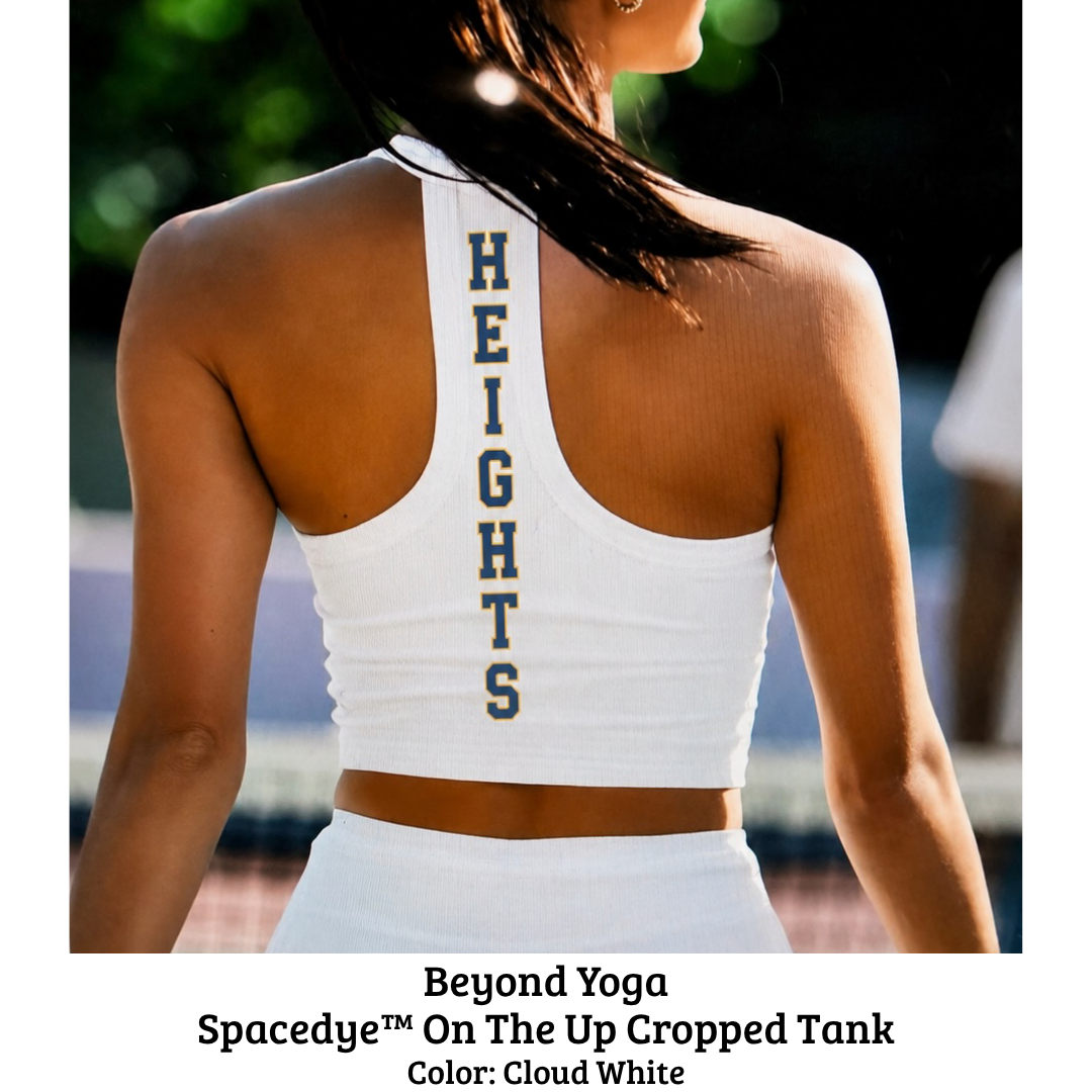 AH Beyond Yoga Cropped Tank - White