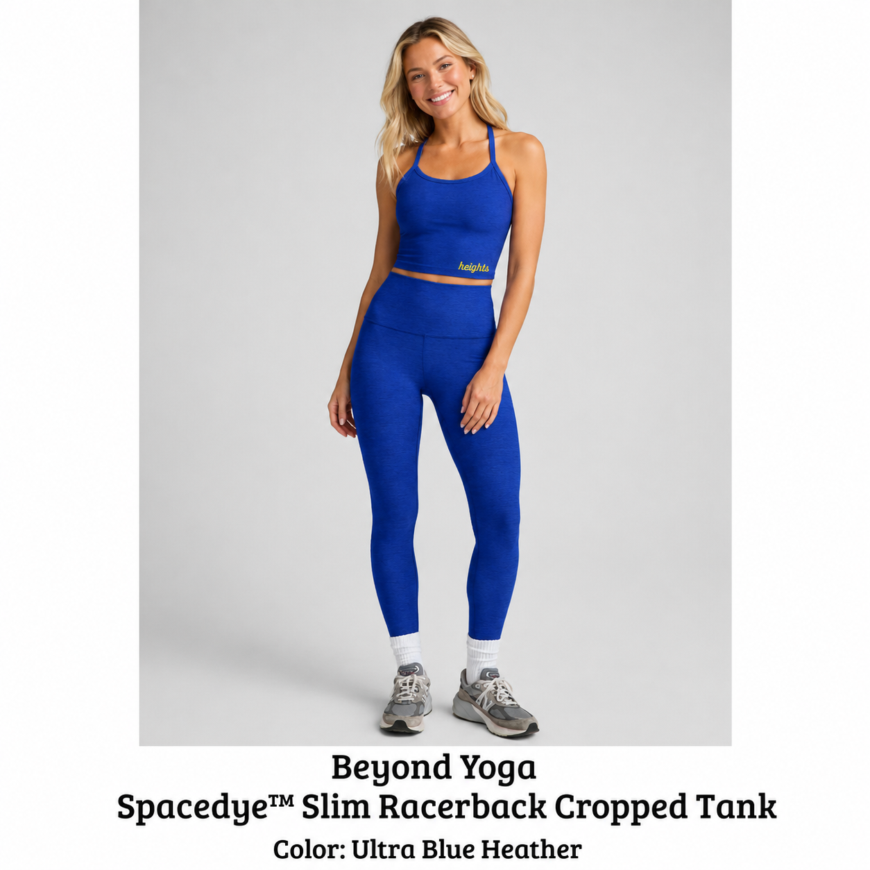 AH Beyond Yoga Crop Tank - Blue