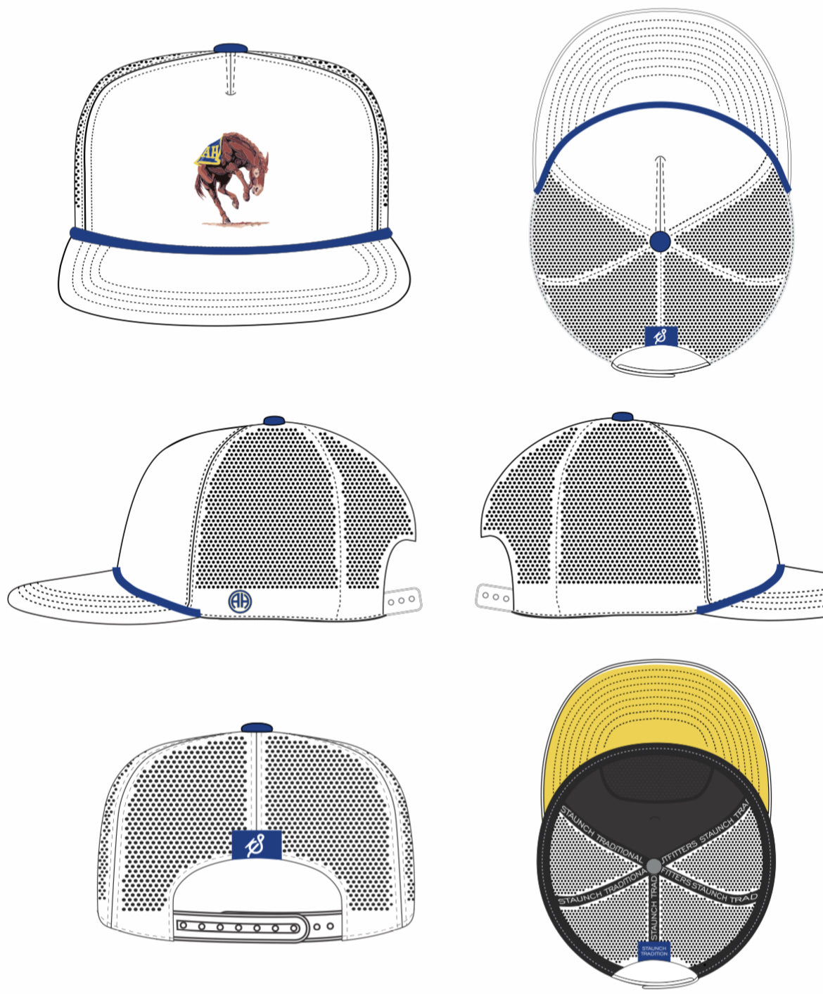 AH Stauch Hat - White