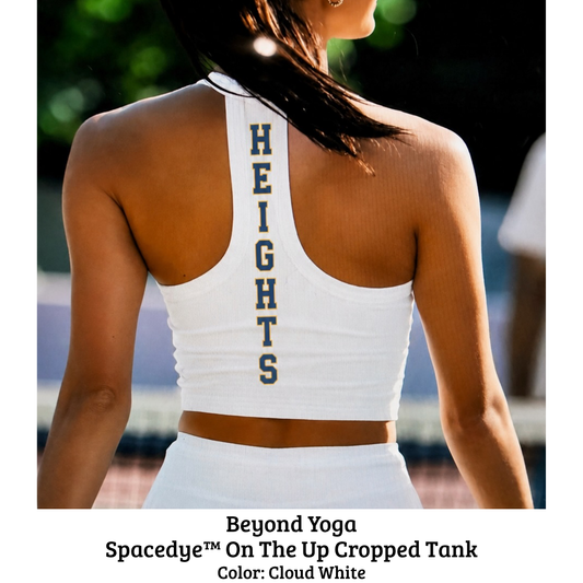 AH Beyond Yoga Cropped Tank - White