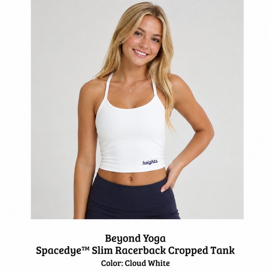 AH Beyond Yoga Crop Tank - White