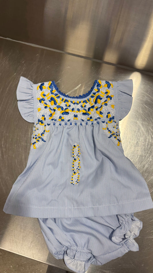 AH Guayabera - Infant Set with Bloomers